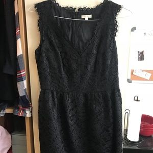 Black lace dress